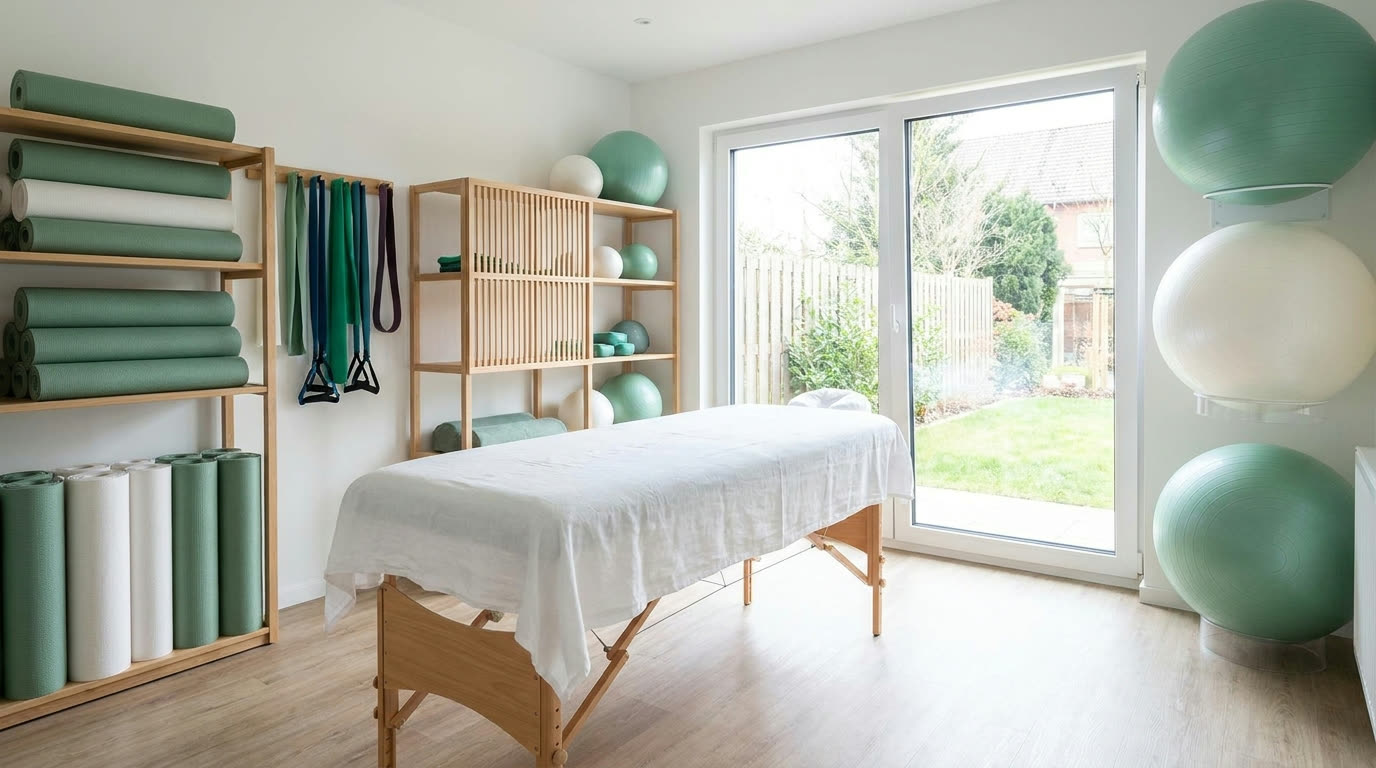 Salle de soins du Cabinet Paolina a Bastia : tables de kinesitherapie